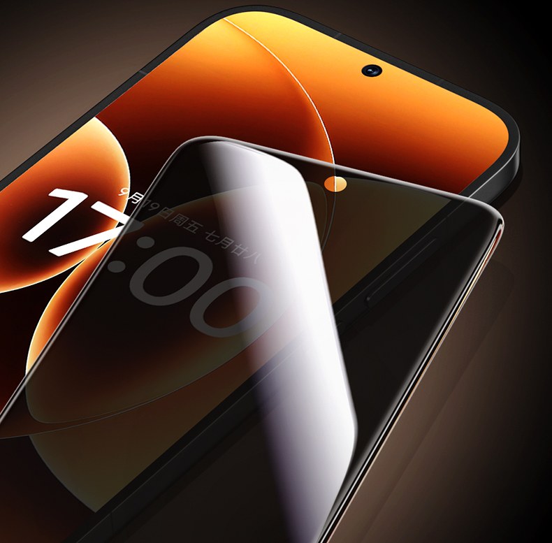 绿联28°防窥钢化膜 实拍隐私保护对比效果