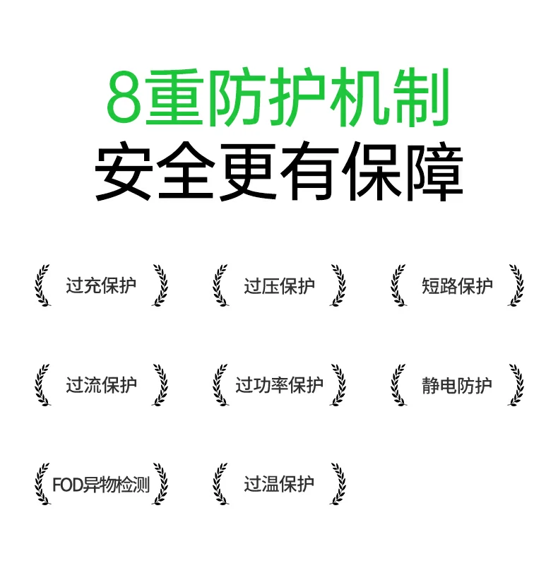 充电指示灯状态展示（工作/充满/待机）