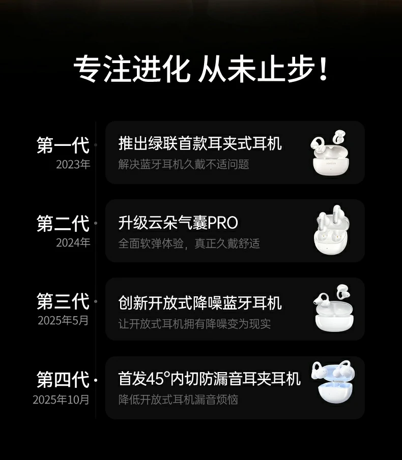 绿联hitune s3 pro四麦克风阵列特写，支持ai通话降噪