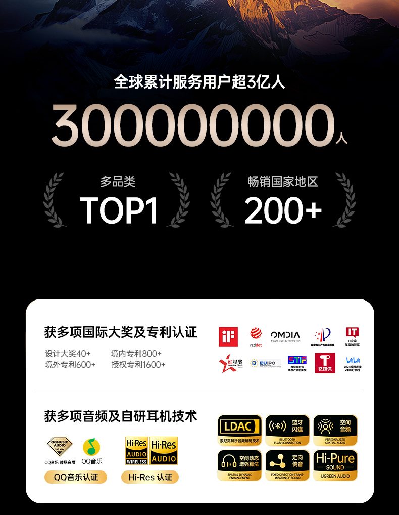 轻盈云感佩戴 久戴无负担 运动办公全天舒适