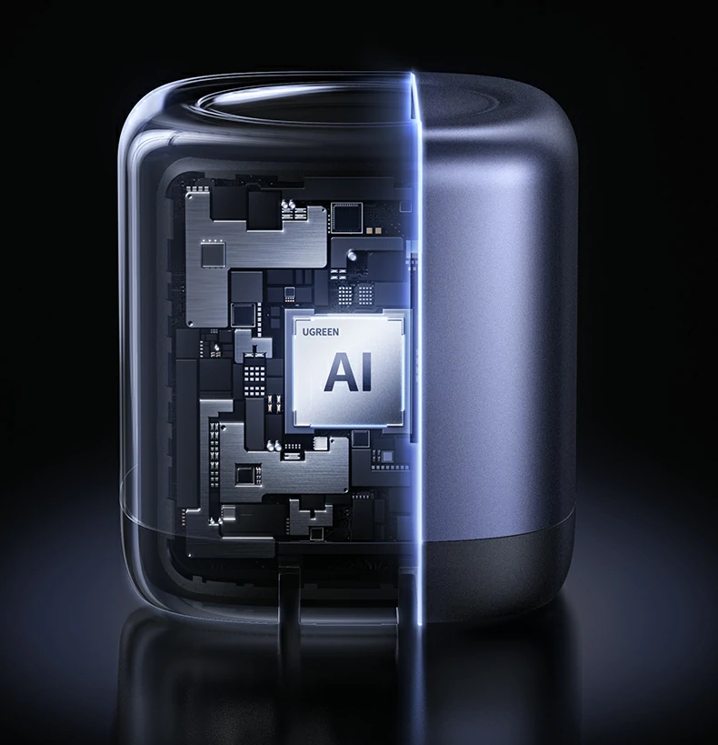 绿联65w三口快充充电头