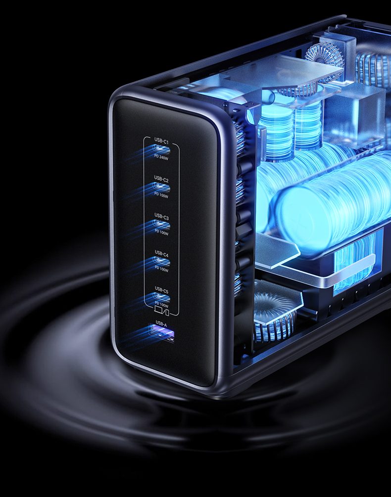 支持100-240v宽电压输入 全球通用