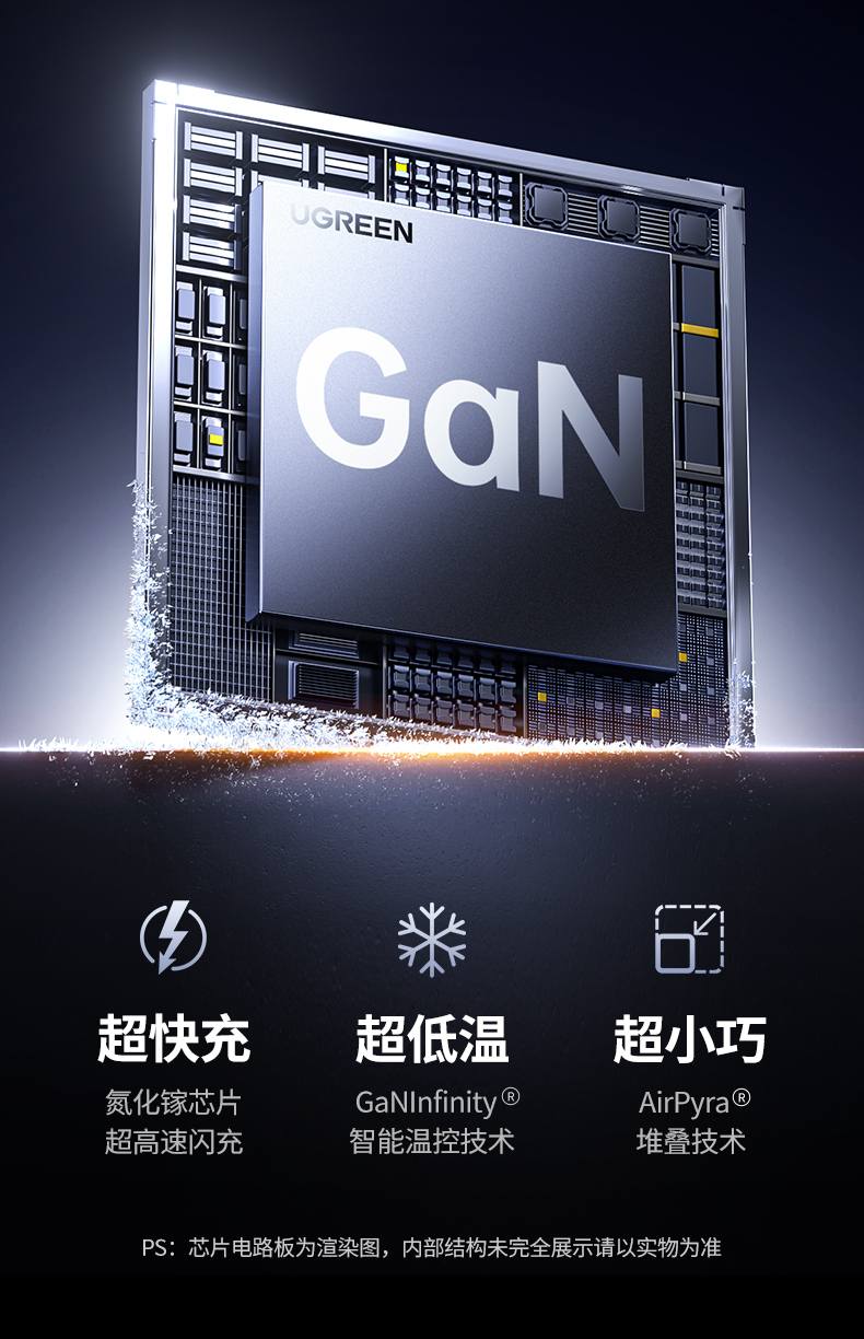 三台笔记本同时快充 绿联x766 100w三口独立供电